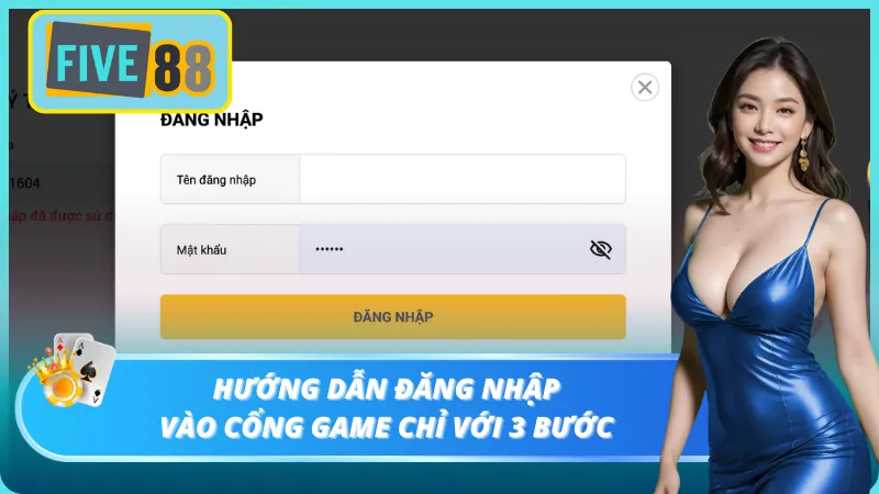 Đăng nhập vào cổng game với các bước đơn giản tại đây